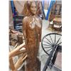 Image 3 : SIX FOOT CARVED MERMAID FIGURE