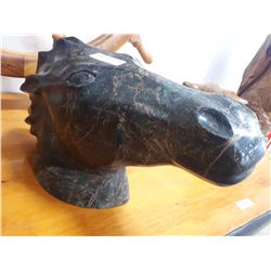 SERPENTINE STONE HORSES HEAD