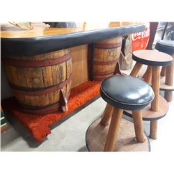 UNIQUE WESTERN BARREL BAR