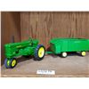 Image 1 : JOHN DEERE METAL DIE CAST TRACTOR AND WAGON