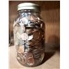 Image 2 : THREE MASON JARS OF PENNIES