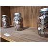 Image 1 : THREE MASON JARS OF PENNIES
