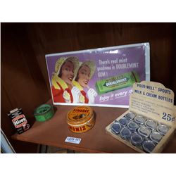 VINTAGE ADVERTISING LOT