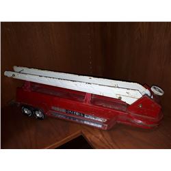 NYLINT TOYS METAL FIRE TRUCK complete with tractor