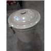 Image 1 : ALBERTA POTTERIES NO. 5 CROCK WITH LID