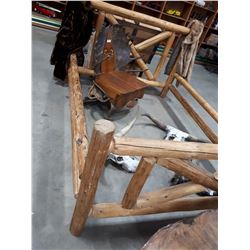 WOOD RAIL STYLE BED FRAME