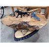 Image 1 : BURL AND ANTLER COFFEE TABLE