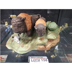 BUFFALO STAMPEDE DECORATIVE LIQUOR DECANTER