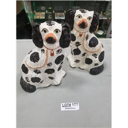 PAIR OF STAFFORD SHIRE DOGS