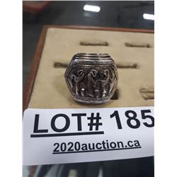 HEAVY STERLING 925 MENS RING