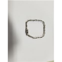 2 TONE TENNIS BRACELET . RETAIL $250