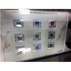 1999/2000 MILLENIUM HOLOGRAM STAMP SHEET
