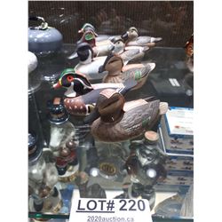 EIGHT COLLECTABLE DUCK DECANTERS