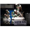 Image 1 : PAIR OF SKI COUNTRY CERAMIC DECANTERS