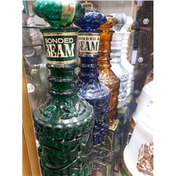 FIVE JIM BEAM COLLECTOR BOTTLES