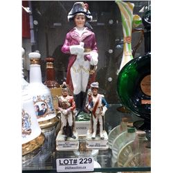 FIVE REGIMENTAL OFFICER GRENADIER DECANTERS