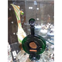 TWO ART GLASS DECANTERS