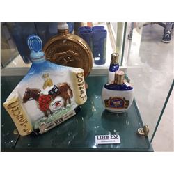 FOUR ASSORTED COLLECTOR BOTTLES