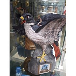 TWO SKI COUNTRY CERAMIC DECANTERS