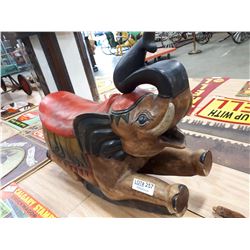 SOLID WOOD ELEPHANT ROCKER