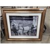 Image 1 : HORSE AND BUGGY FRAMED PRINT