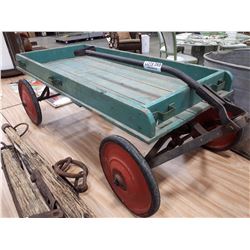 WOODEN CHILDRENS WAGON