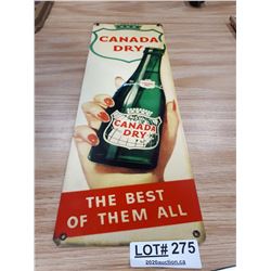 CANADA DRY METAL SIGN