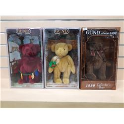 THREE GUND COLLECTOR BEARS