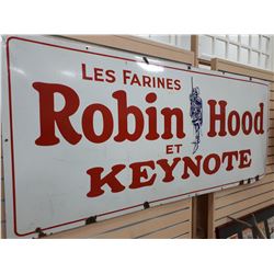 PORCELAINE ROBIN HOOD FLOUR SIGN