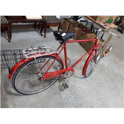 RED RALEIGH CRUIZER BIKE