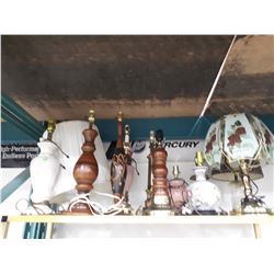 LARGE SELECTION OF TABLE LAMPS