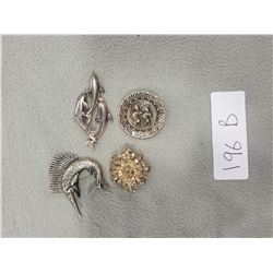 SILVER BROACH