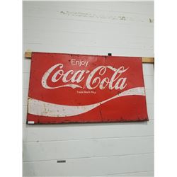 ENJOY COCA-COLA TIN SIGN