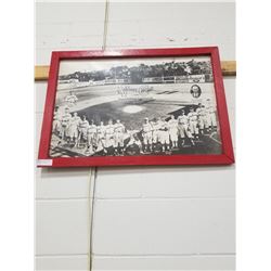 FRAMED VANCOUVER BASEBALL PRINT