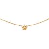 Image 1 : 0.02 ctw Diamond Pendant with Chain - 14KT Yellow Gold