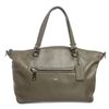 Image 3 : Coach Olive Green Leather Two-Way Handbag