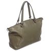 Image 4 : Coach Olive Green Leather Two-Way Handbag