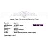 Image 3 : 20.18 ctw. Natural Pear Cut Amethyst Parcel of Three