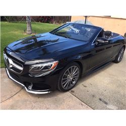 2017 Mercedes S550 Cabriolet