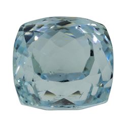 7.10 ct. Natural Cushion Cut Aquamarine