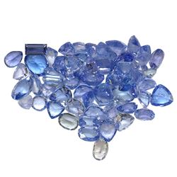 10.95 ctw Fancy Mixed Tanzanite Parcel