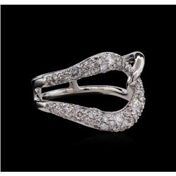 1.10 ctw Diamond Ring - 14KT White Gold