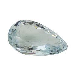 5.48 ct. Natural Pear Cut Aquamarine