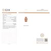 Image 4 : GIA Cert 51.47 ctw Morganite and Diamond Pendant With Chain - 14KT Rose Gold