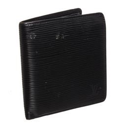 Louis Vuitton Black Epi Leather Marco Bifold Wallet