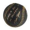 Image 1 : Autographed Pete Rose "I'm Sorry" Black Baseball