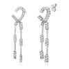 Image 1 : 14k White Gold 1.00CTW Diamond Earrings, (I1-I2/H-I)