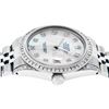 Image 3 : Rolex Mens Stainless Steel MOP Diamond Lugs 36MM Datejust Wristwatch