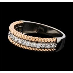 0.30 ctw Diamond Ring - 14KT Two-Tone Gold