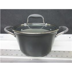 New 4.3 liter Covered Saucepot by Anolon/ Dupont Non stick inside & out /